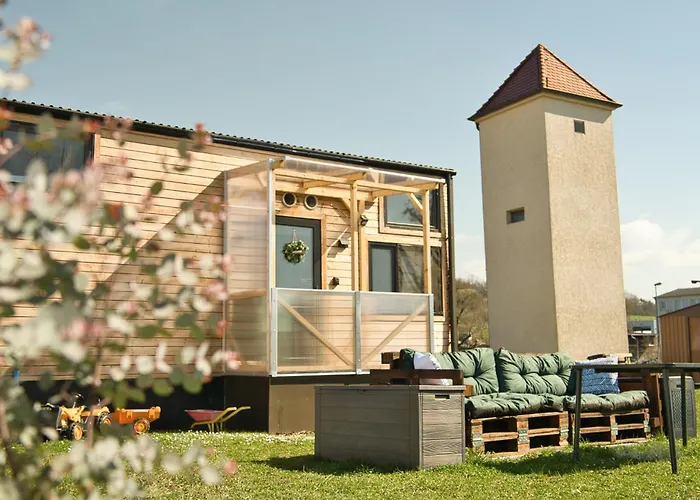 Casa de Férias Tiny House Rhoen- & Komfort Buttlar